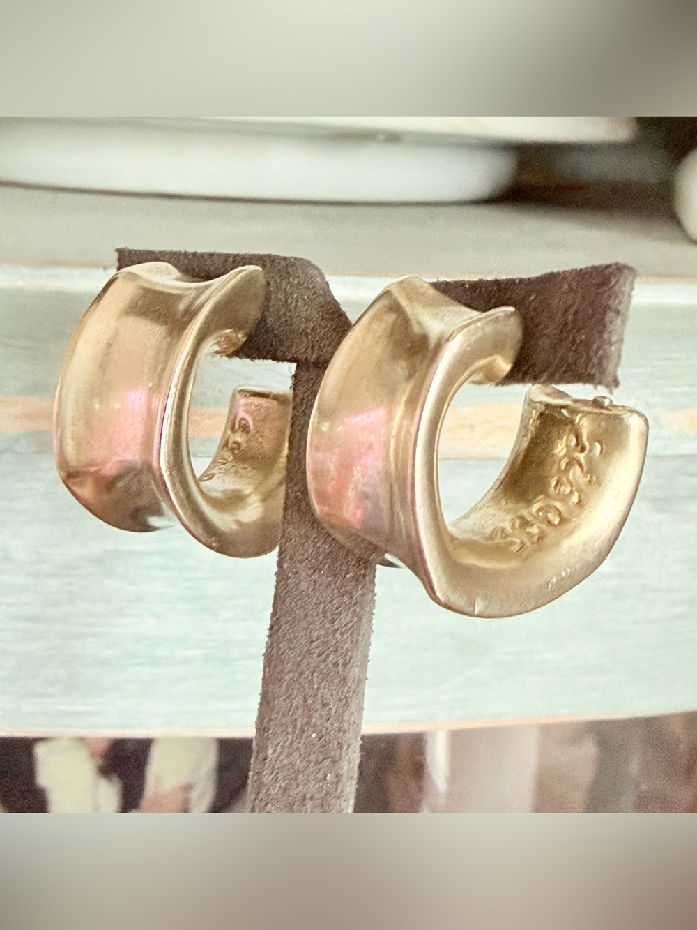 SSD Simon Sebbag 925 Sterling Silver Wide Hoop Earrings - Picture 2 of 11